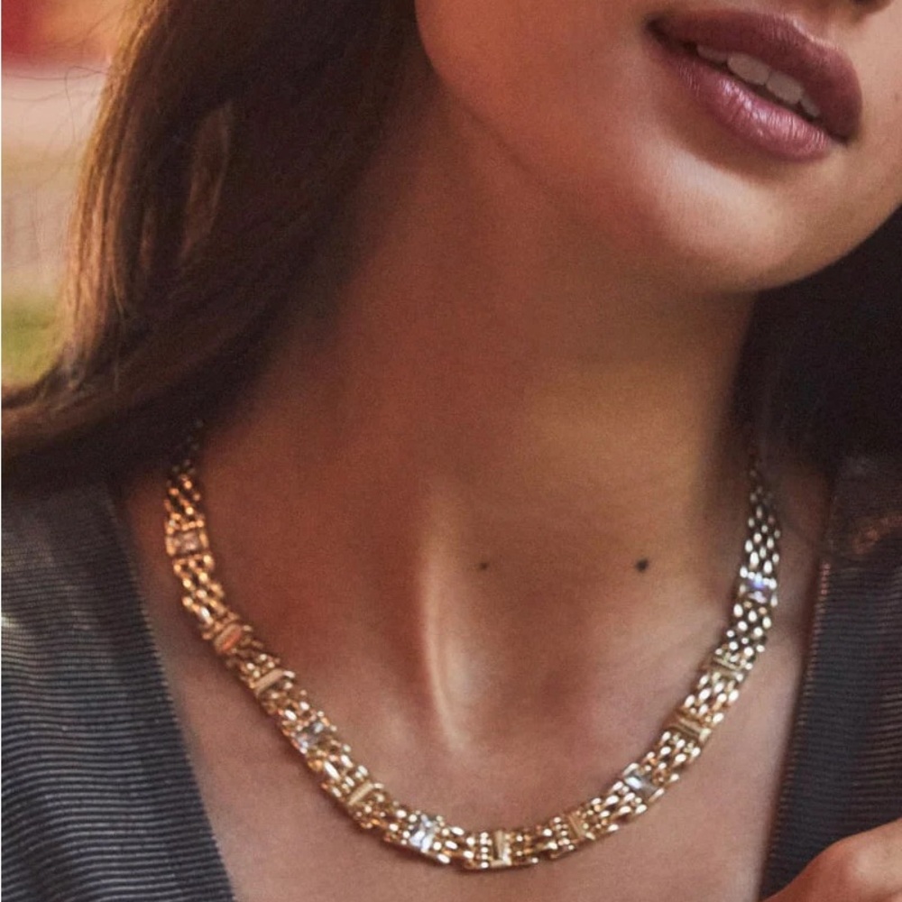 Kendra Scott Lesley Gold Chain Necklace